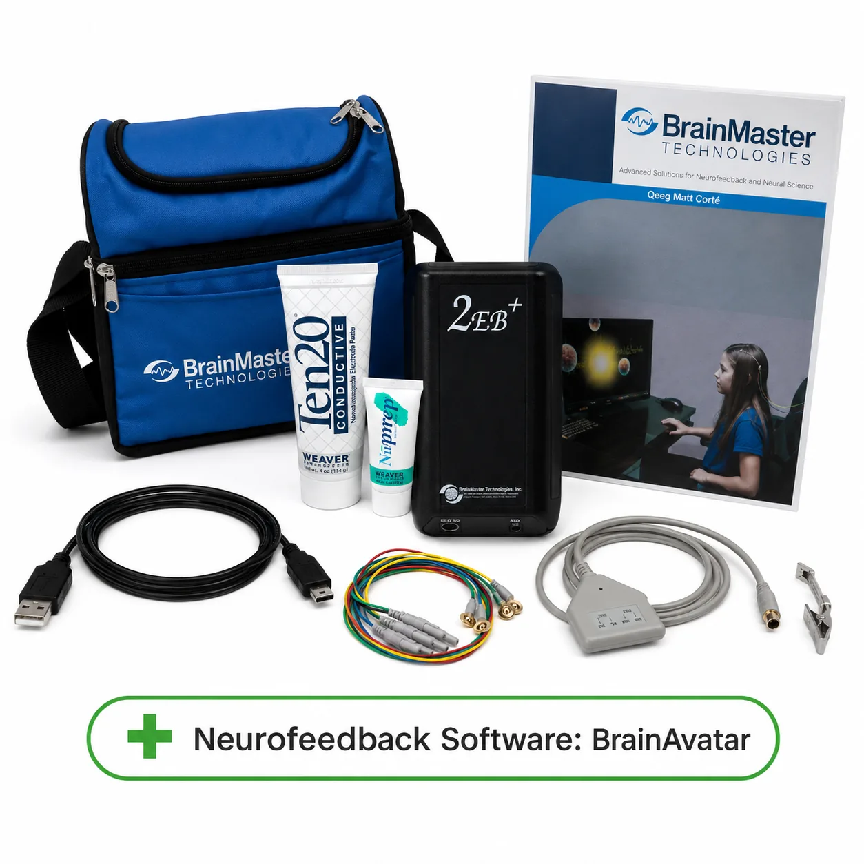 BrainMaster Atlantis 2EB+ mit BrainAvatar