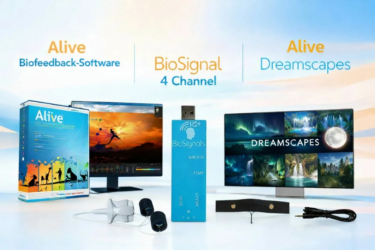 BioSignals HS+ mit Alive Pioneer und Dreamscapes
